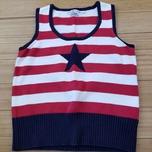 Tommy Hilfiger vintage flag sweater vest L